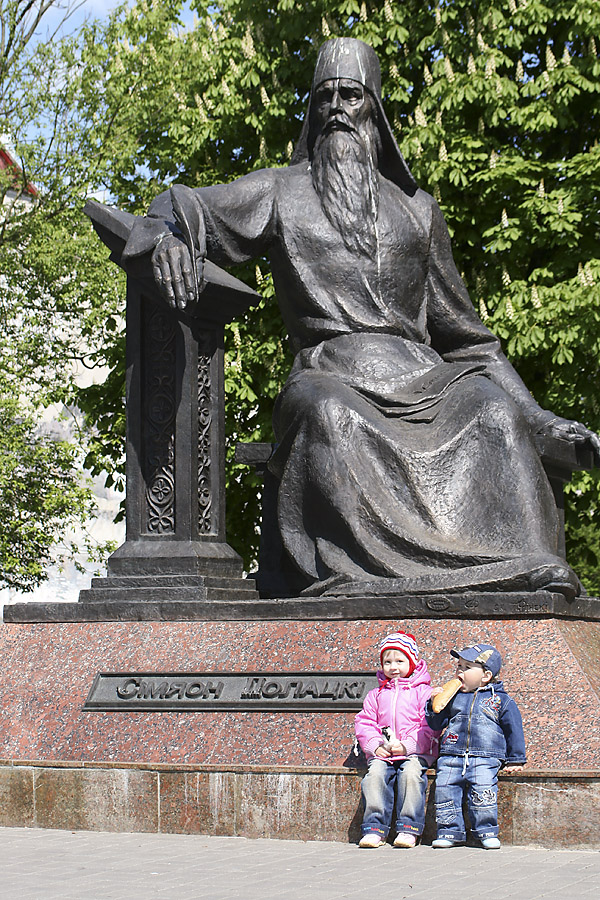 تمثال المربي البيلاروسي سيميون بولوتسكي. صور: ألفريد ميكوس.